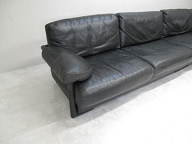 希少品　ノルウェー Vatne　バットネ ヴィンテージ　総革カウチソファ