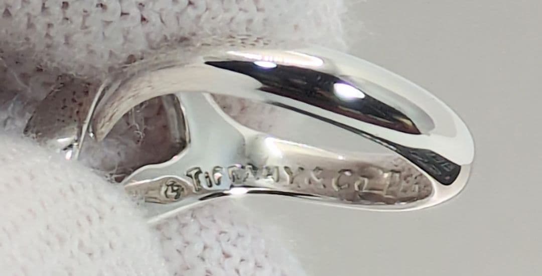 TIFFANY＆CO.　ティファニー　リング　オープンハート　7号　新品仕上げ