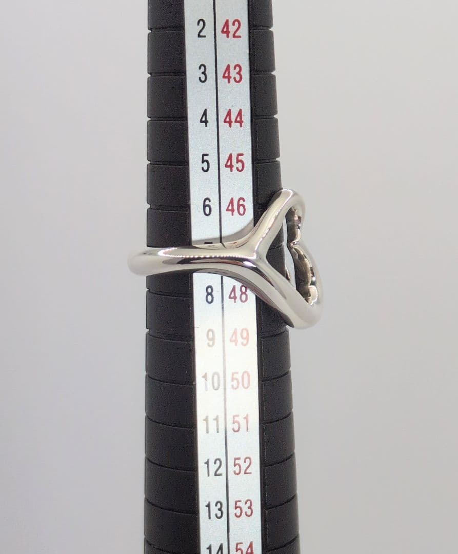 TIFFANY＆CO.　ティファニー　リング　オープンハート　7号　新品仕上げ