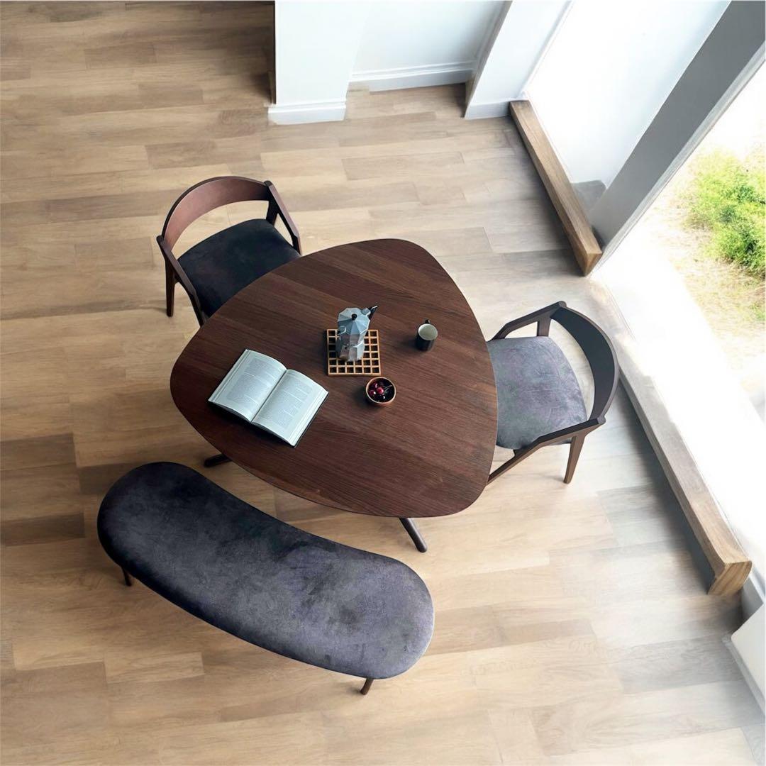 【美品】三角テーブル ウォールナット