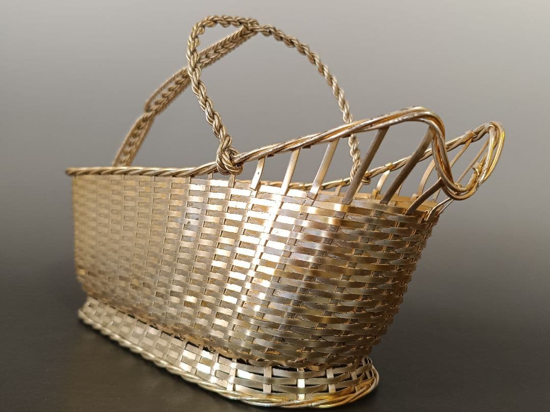 クリストフル Christofle ワインボトル バスケット フランス製