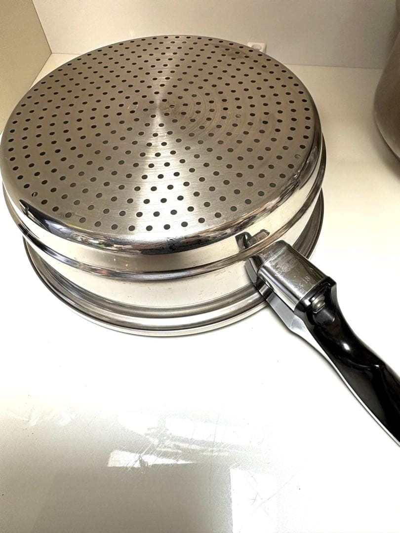 INKOR（インコア）*ステンレス製 片手鍋 スチーマー