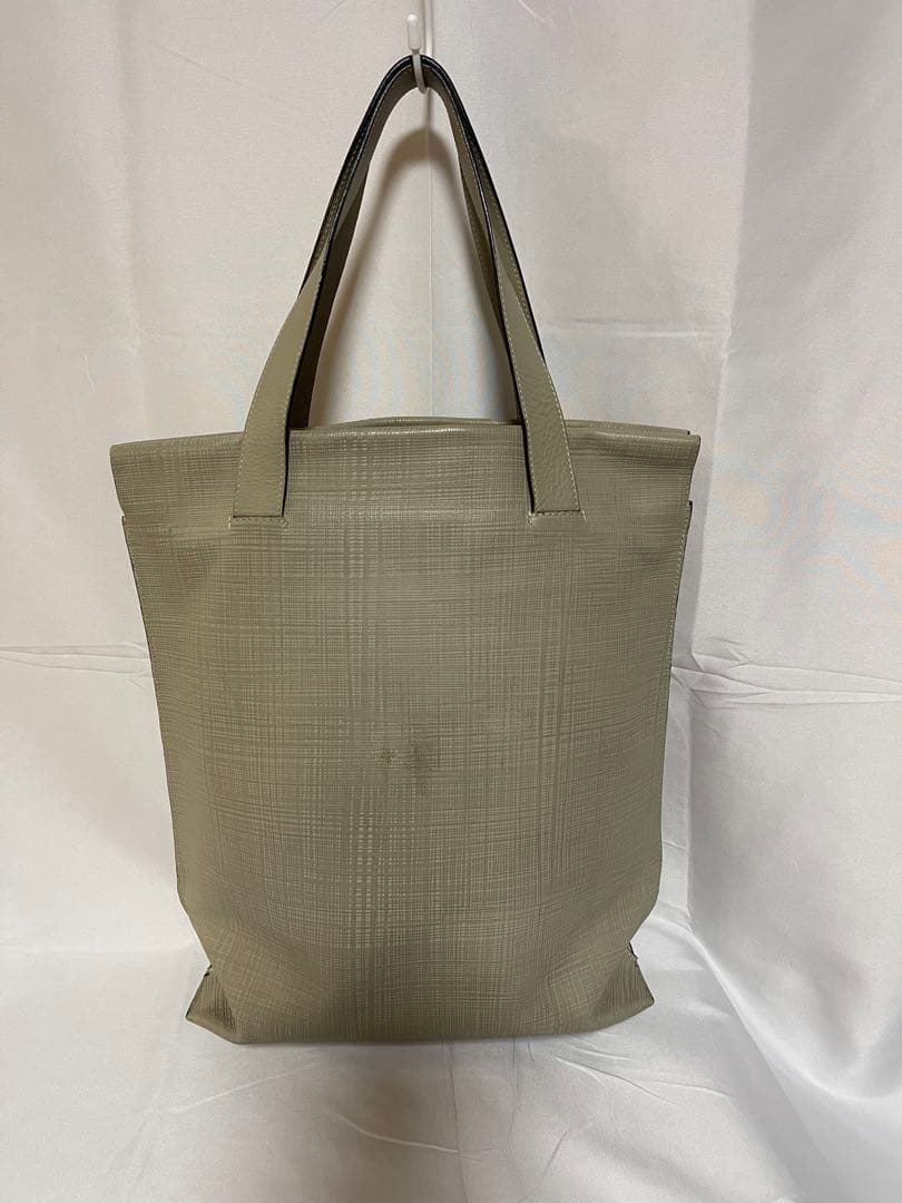 LOEWE アナグラム　トートバッグ 肩掛け クレージュ レザー