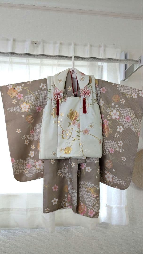 753 七五三　着物　女の子　3歳　女の子