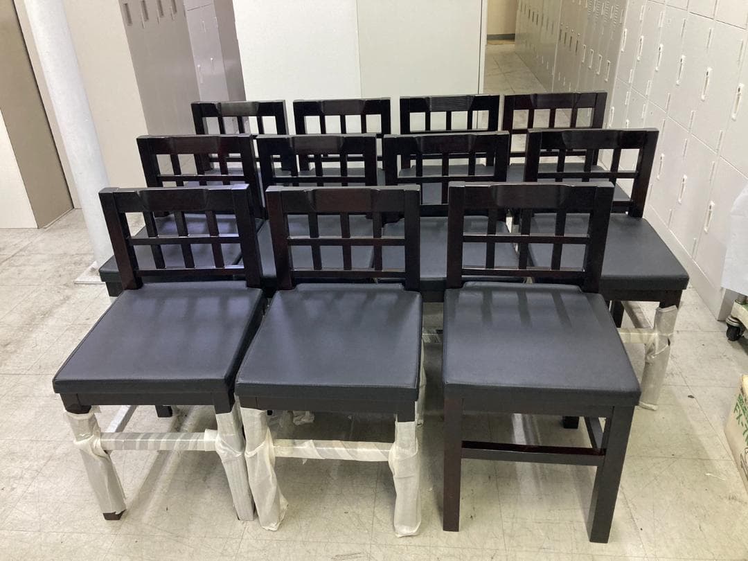 業務用 和風椅子　和いす 店舗 居酒屋　うどん　そば店　食堂　11脚セット品