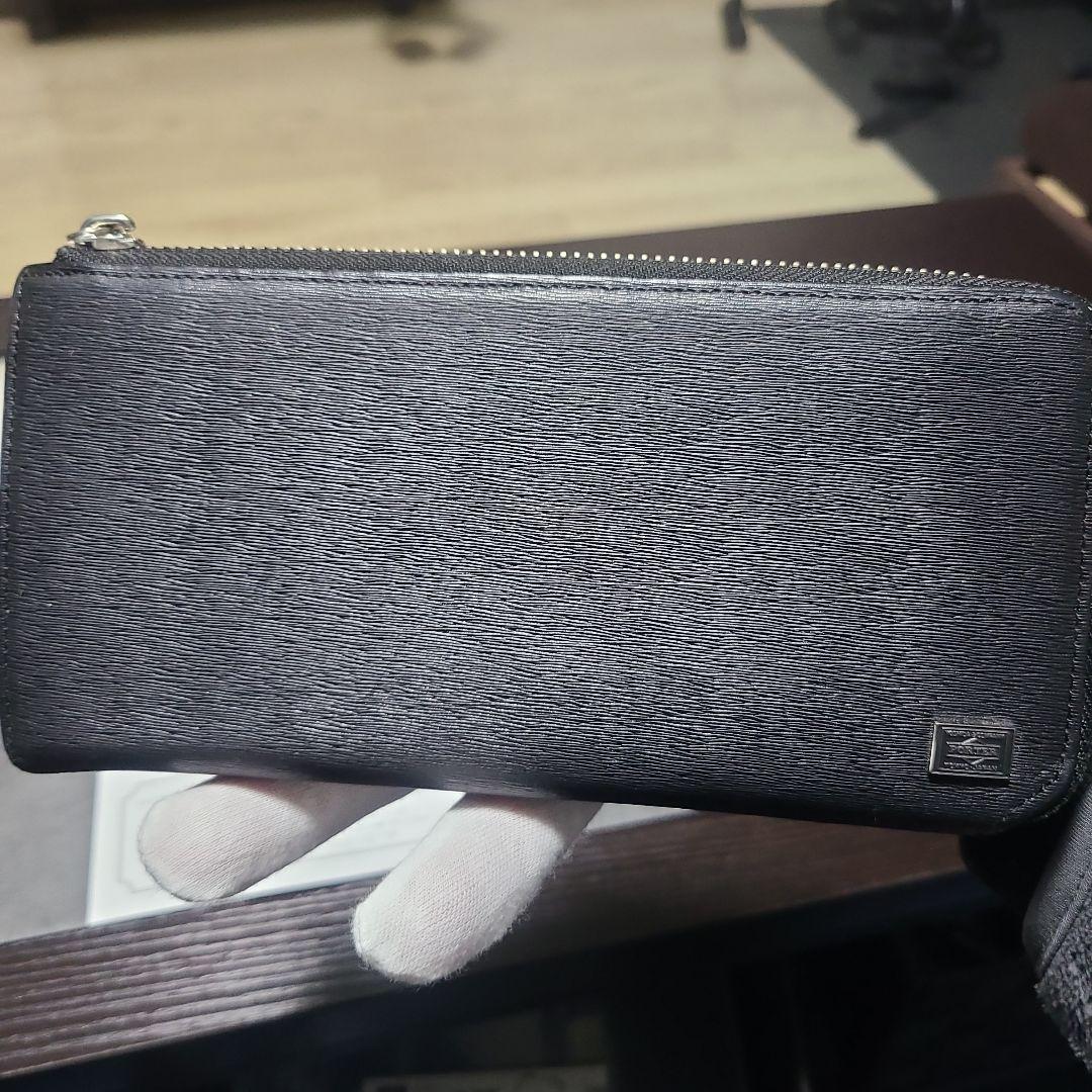 PORTER 吉田カバン 黒 レザー 長財布