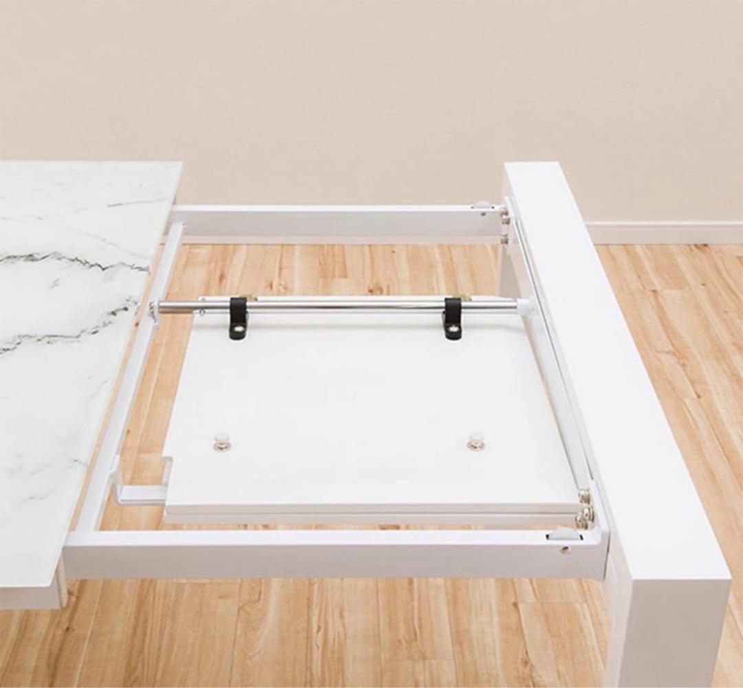 最終価格　ニトリ　伸長式　ダイニングテーブル　160 200 大理石　エスペルト