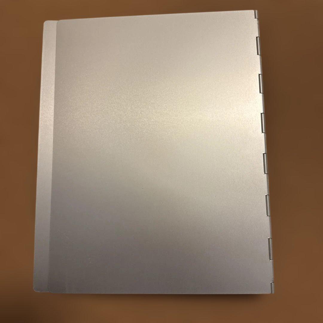 無印良品　廃盤品　アルミ　バインダー　b5 26穴