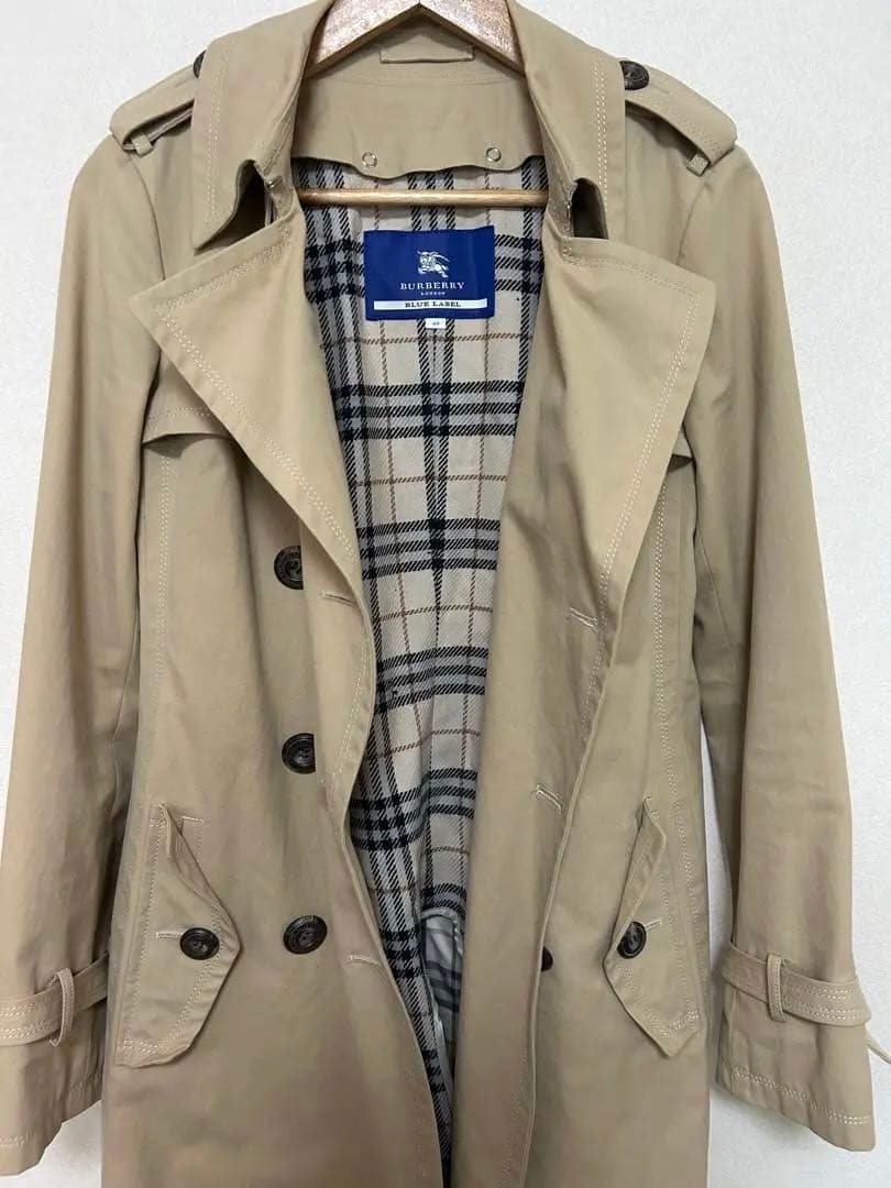 バーバリー ブルーレーベル トレンチコート 40 ライナー付