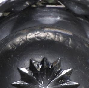 オールド・バカラ 特大 レアサイズ 塩入れ 大型 調味料入れ 切子 アクセサリー