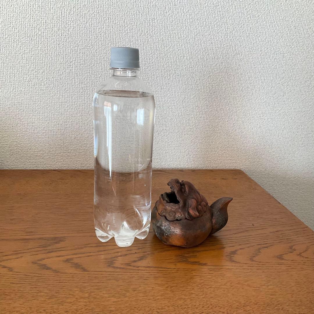 備前焼　獅子香炉　片手にのる香炉