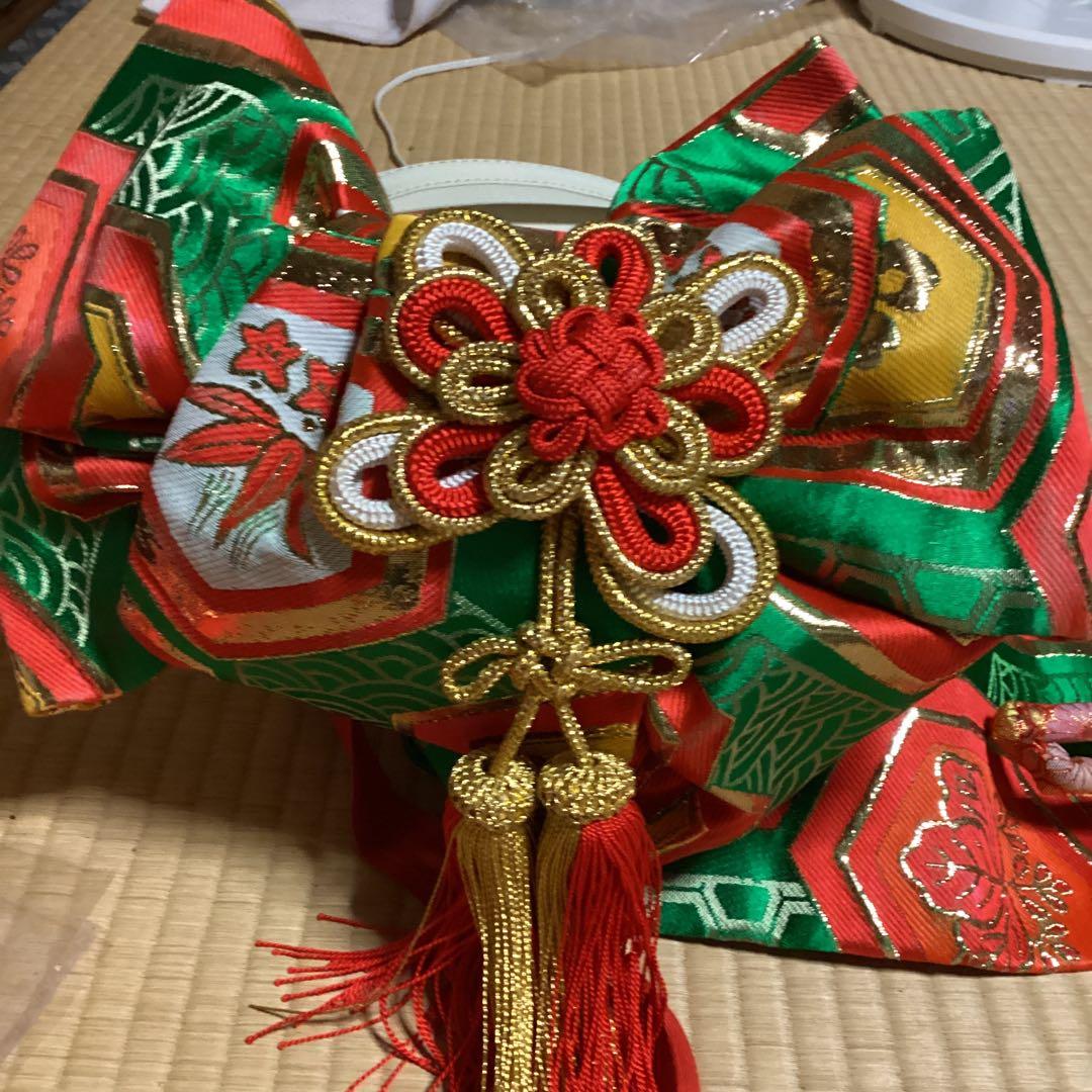 七五三小柄七歳用フルセット　帯幅14、5センチ　草履21センチ