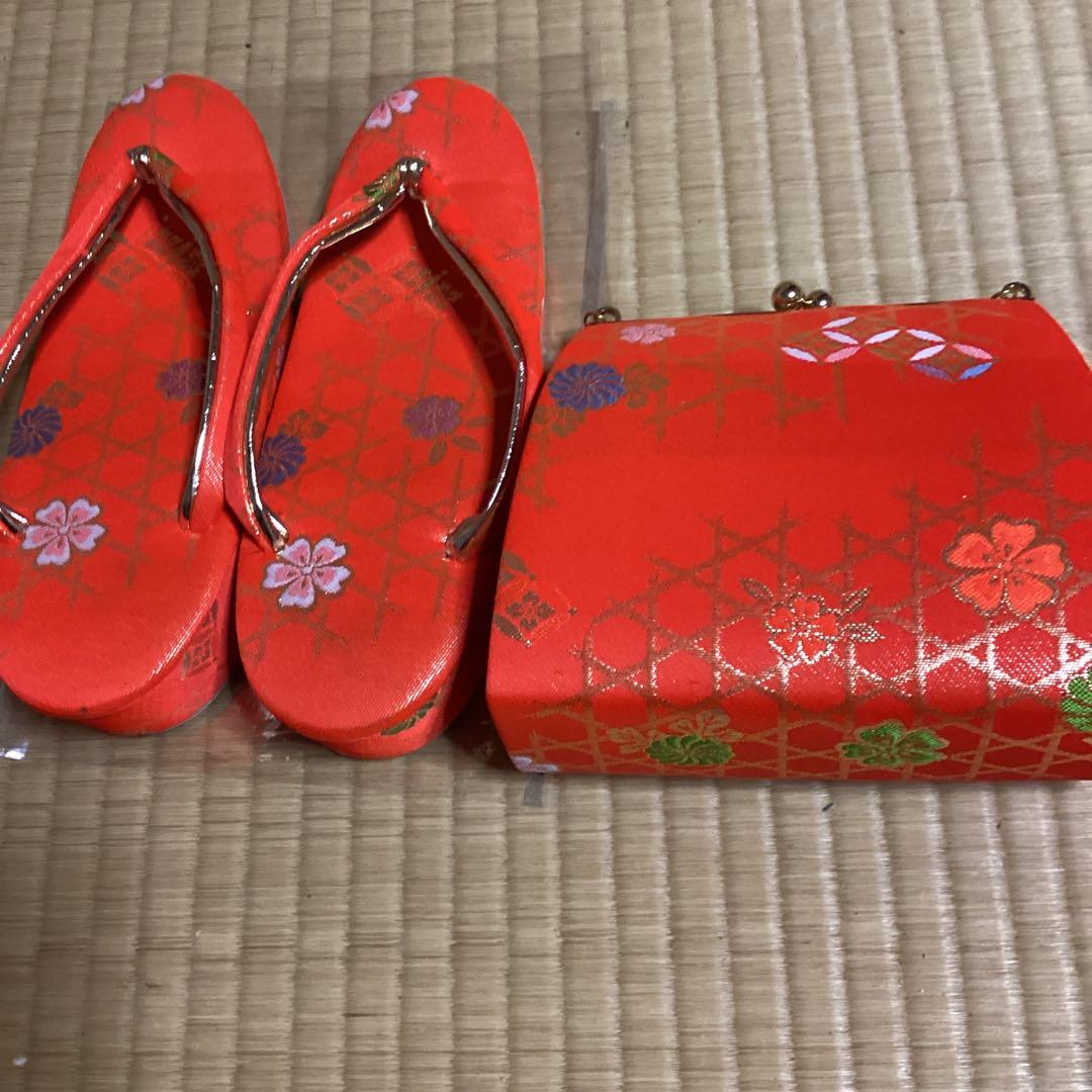 七五三小柄七歳用フルセット　帯幅14、5センチ　草履21センチ