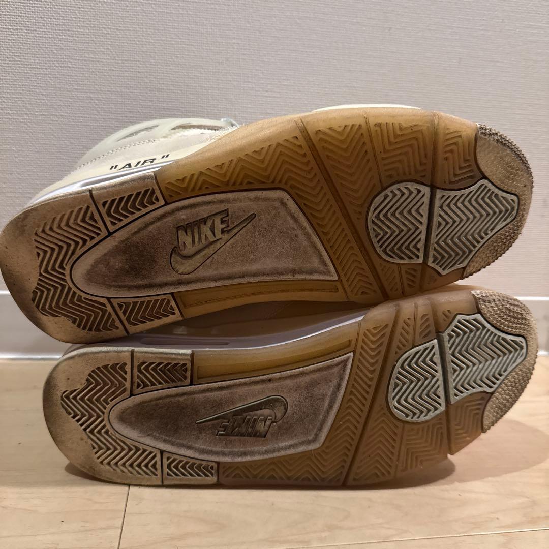 木*村様 引退品 WMNS Jordan 4 off-white sailメンズ