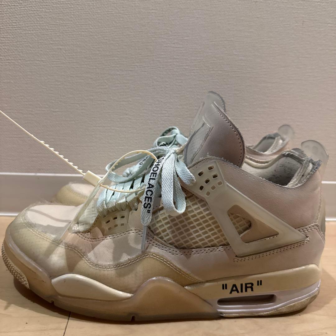 木*村様 引退品 WMNS Jordan 4 off-white sailメンズ