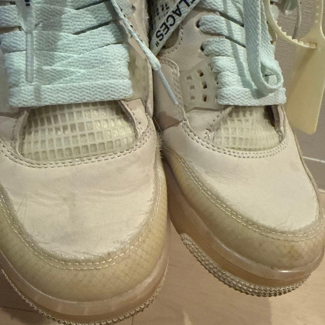 木*村様 引退品 WMNS Jordan 4 off-white sailメンズ