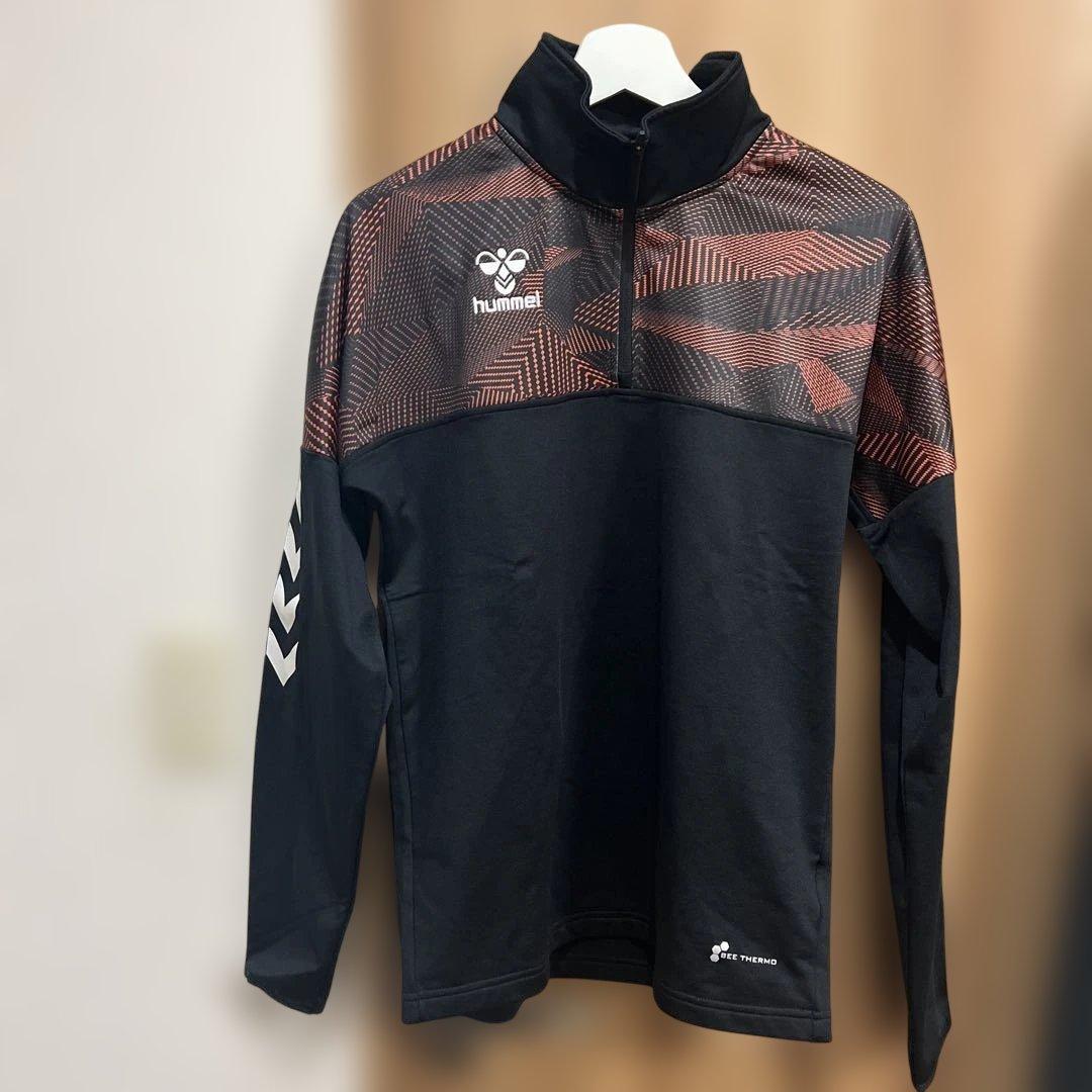 hummel ジャージ セット 黒/レッド size M