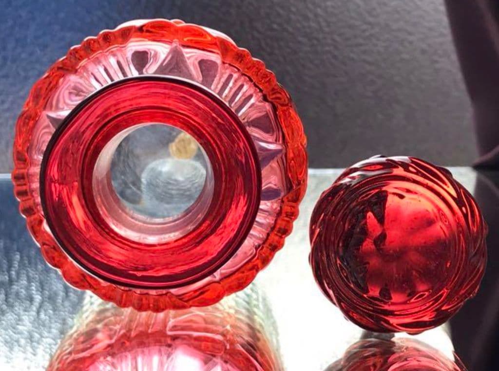 クリスマス特価 オールドバカラBACCARAT LAURIERフラコーン