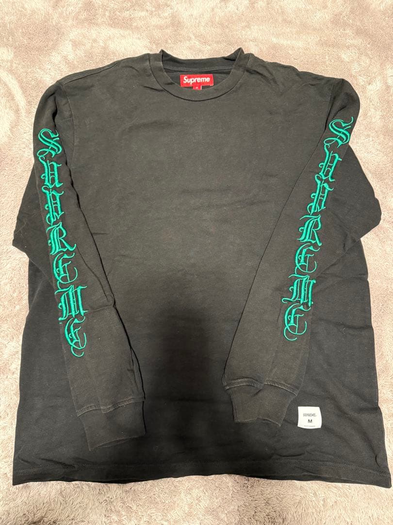 Supreme Old English L/S Top サイズM