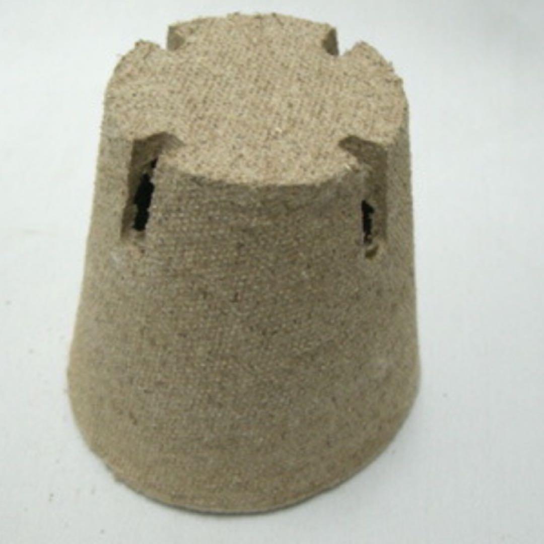 ジフィーポット丸型 8cm 約1400個入 スリット入り#130そのまま植えれる