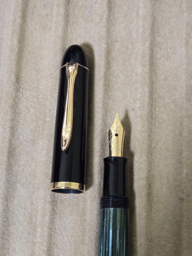 ヴィンテージ ペリカン 140 グリーン Fニブ