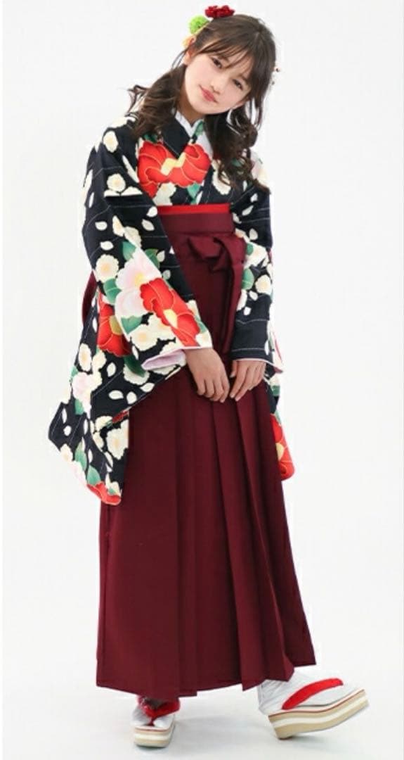 卒業式　小学生女子　袴セット　150cm