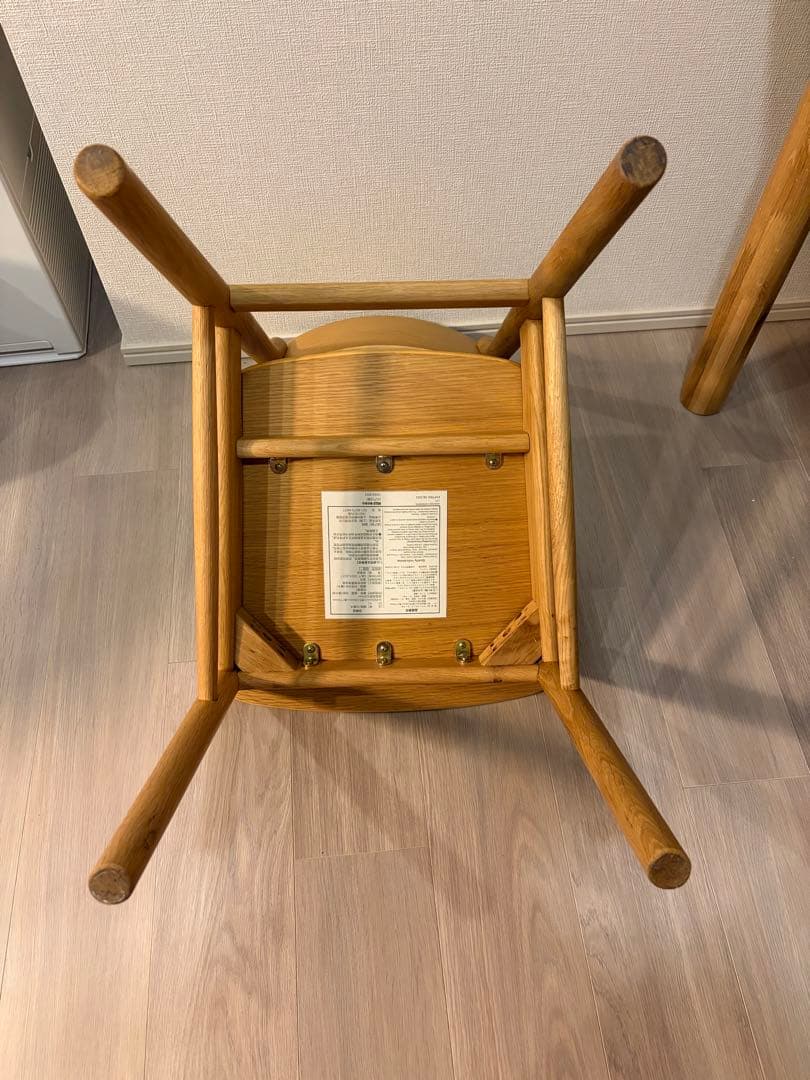 最終値下げ【無印良品】ダイニングチェア　ラウンドチェア・オーク材