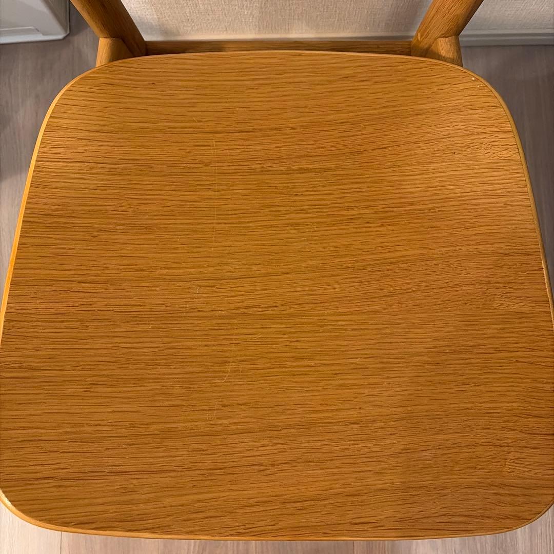 最終値下げ【無印良品】ダイニングチェア　ラウンドチェア・オーク材