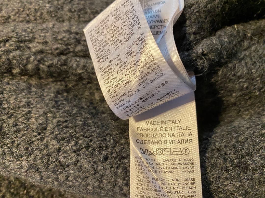 ディーゼル ボアカーディガン ショールカラー オーバーサイズニット　イタリア製