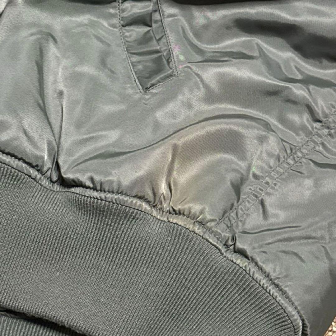 AVIREX N-2B 短丈　フライトジャケット　ビッグロゴ　ファー　y2k