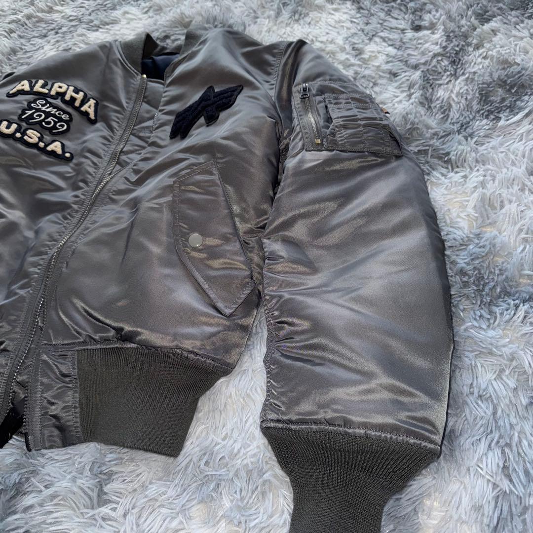 ALPHA INDUSTRIES アルファ MA-1 フライトジャケット S