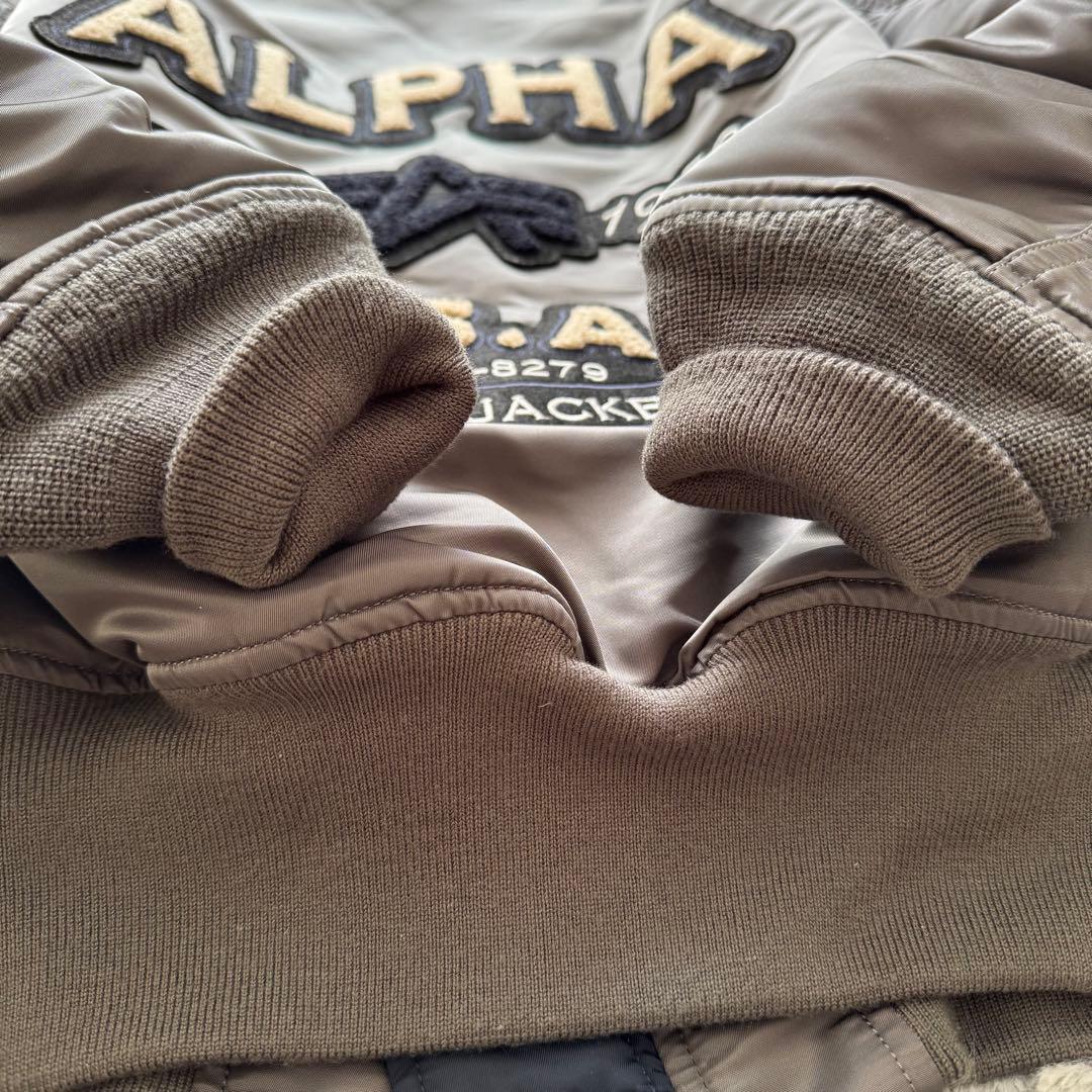 ALPHA INDUSTRIES アルファ MA-1 フライトジャケット S