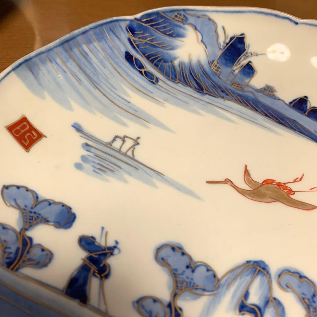 23.5㎝アンティーク皿６点(60万)