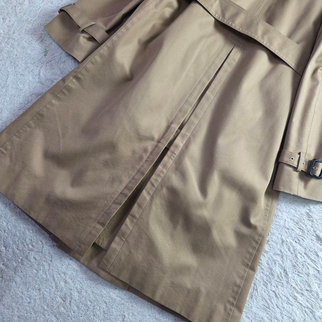 極美品 HYKE トレンチコート ライナー着脱式 ベージュ サイズL タイト