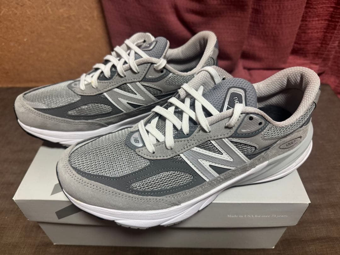 ほぼ未使用 New Balance 990V6 M990GL6 27.5