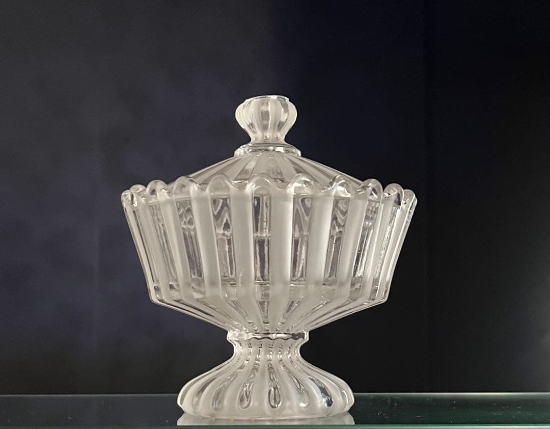 Baccarat バカラ/※大型サイズ 蓋物　キャンディーボックス