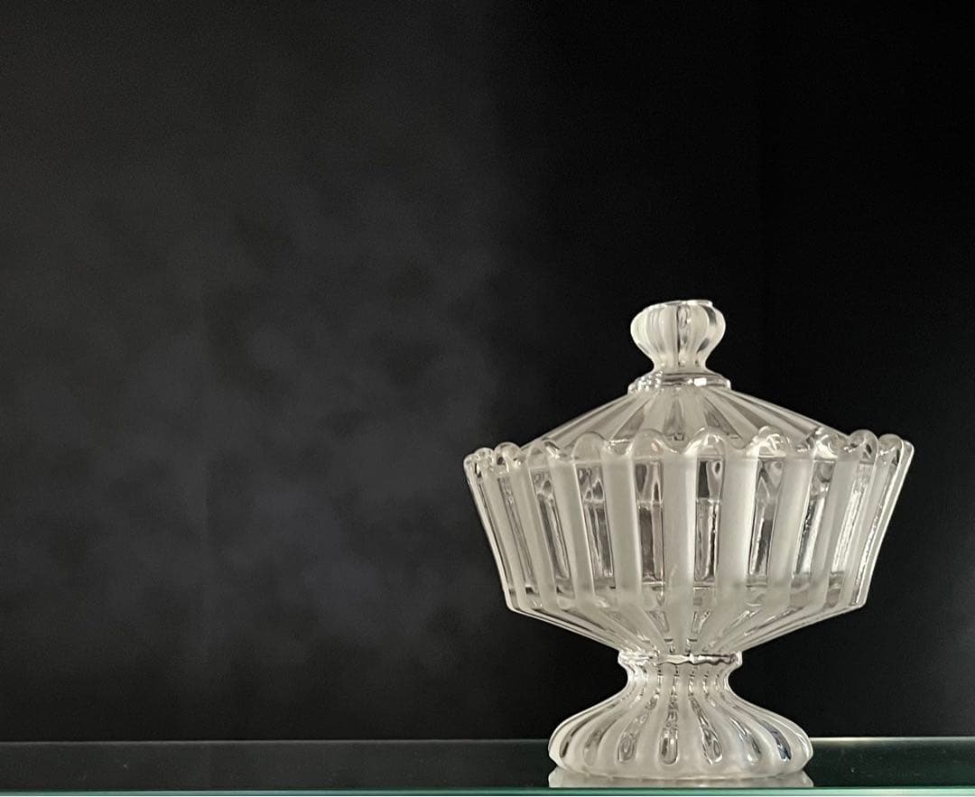 Baccarat バカラ/※大型サイズ 蓋物　キャンディーボックス