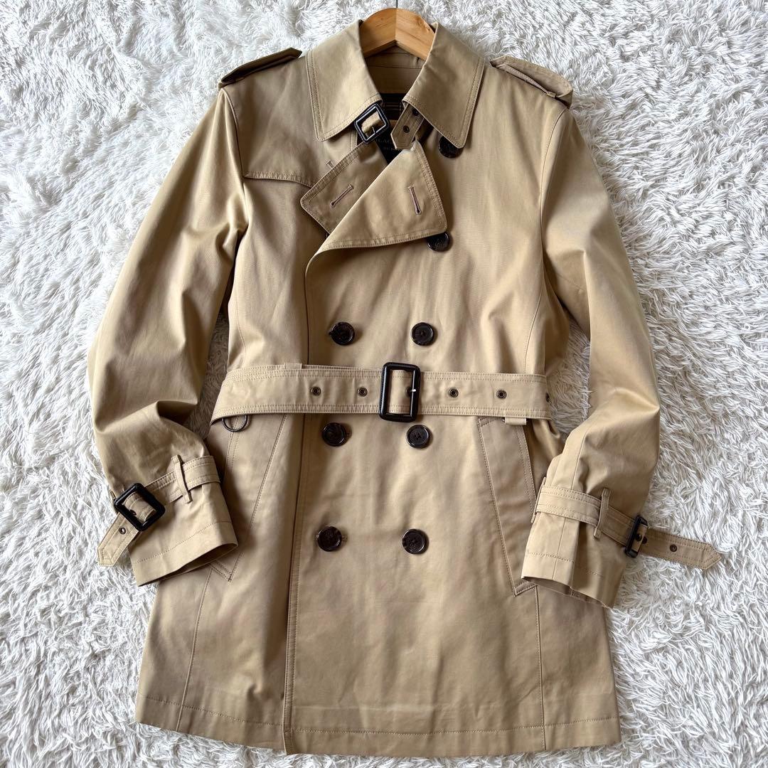 バーバリーブラックレーベル　2way トレンチコート　ノバチェック　S ベージュ