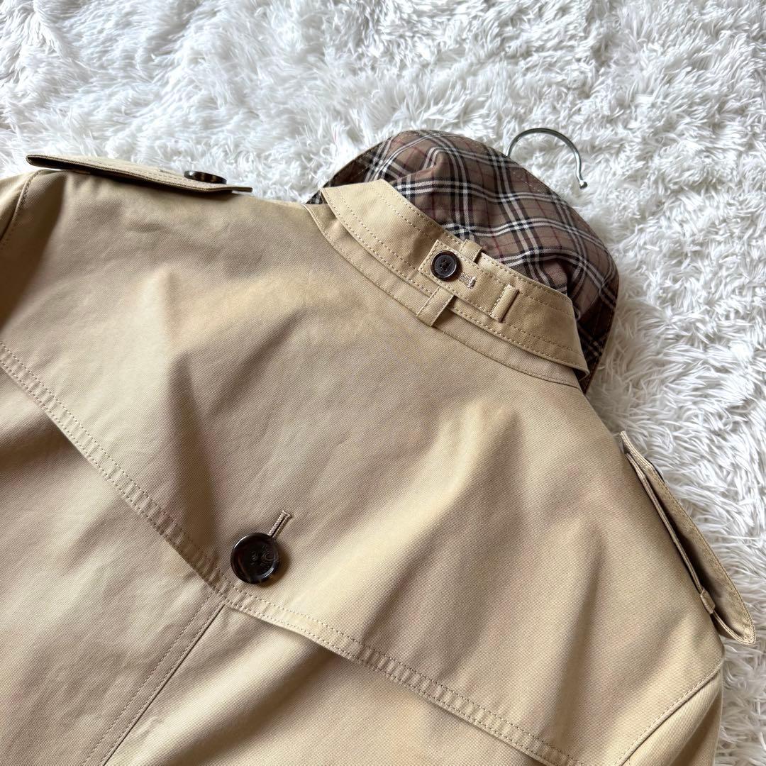 バーバリーブラックレーベル　2way トレンチコート　ノバチェック　S ベージュ