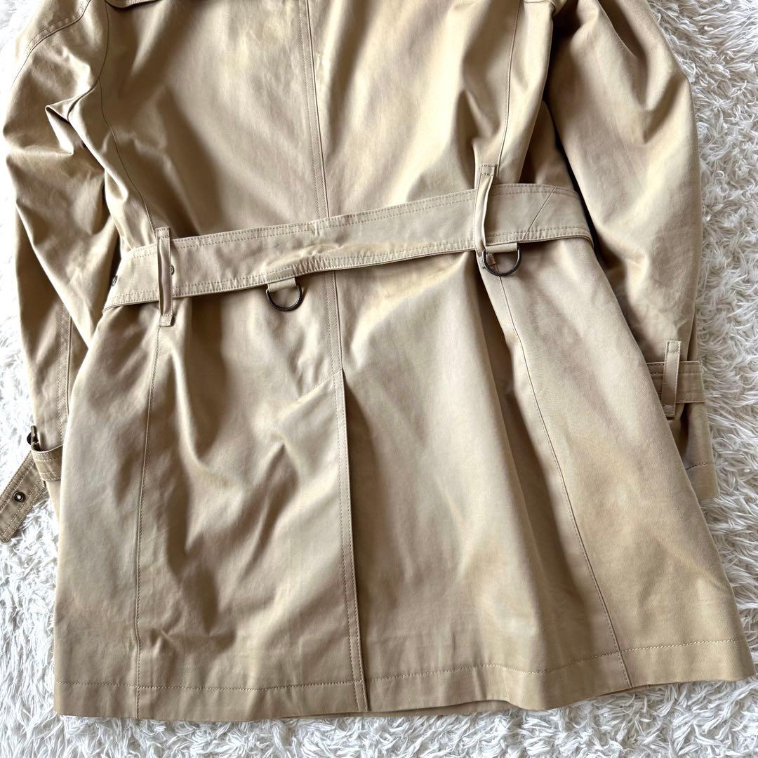バーバリーブラックレーベル　2way トレンチコート　ノバチェック　S ベージュ