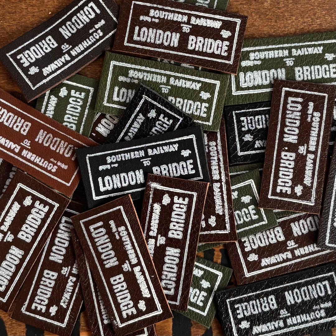 革タグレザータグ　ロンドンブリッジチケット25枚① ミニタグ　ワンポイント500