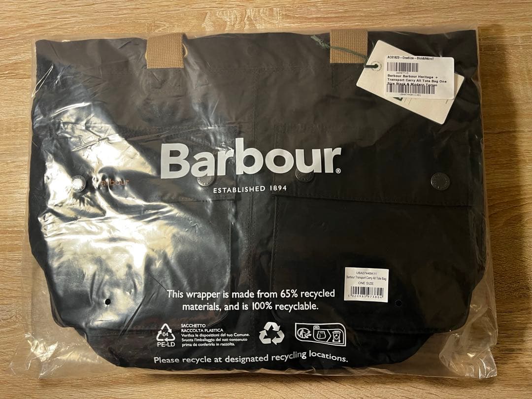 Y*S様 【新品未使用！日本未発売ブラック】Barbour TRANSPORトラ