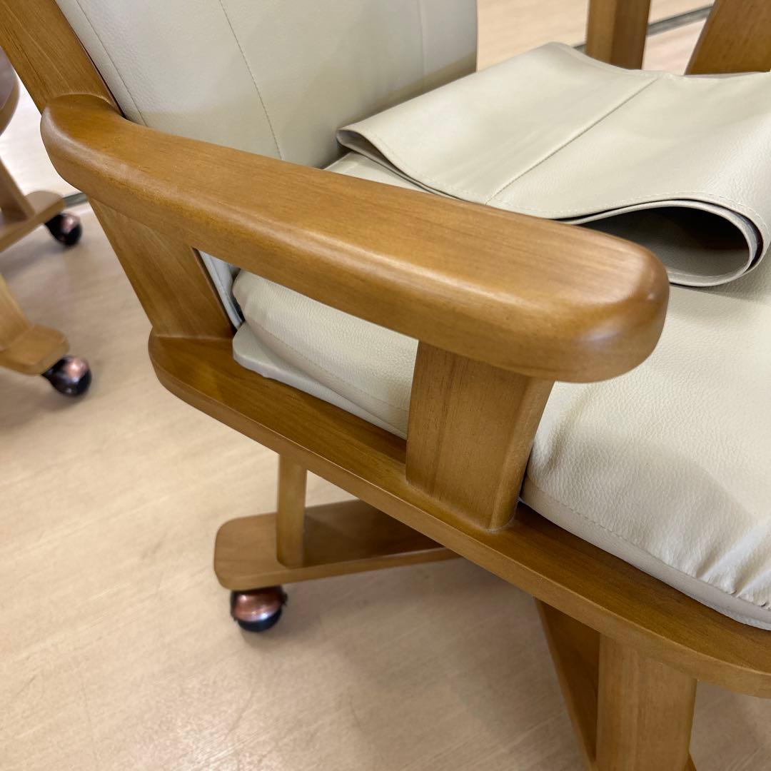 展示品★ハイタイプコタツセット 4点セット ダイニングこたつ 和モダン 布団付