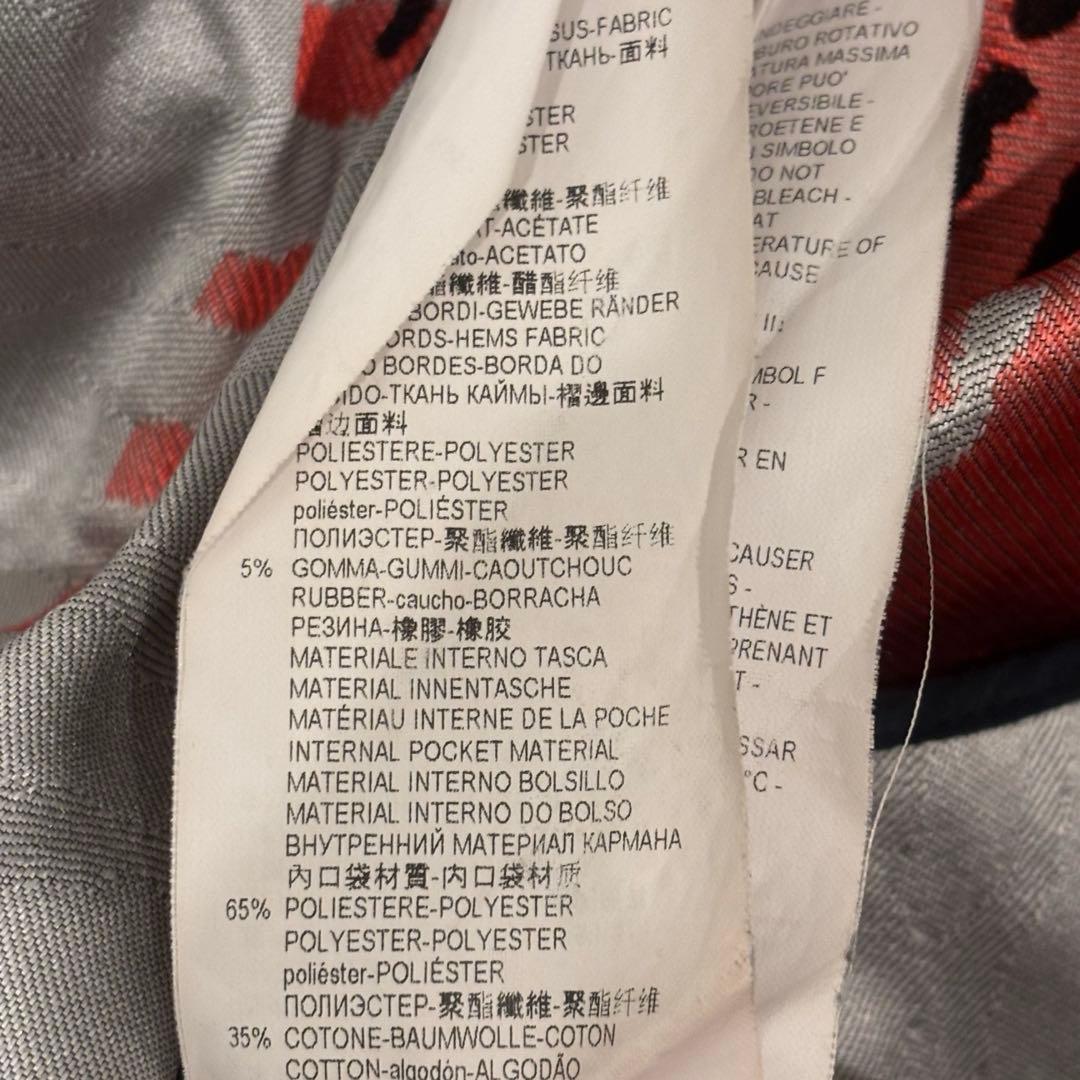 GACKT着用　EMPORIO ARMANI 指紋柄 ボンバージャケット