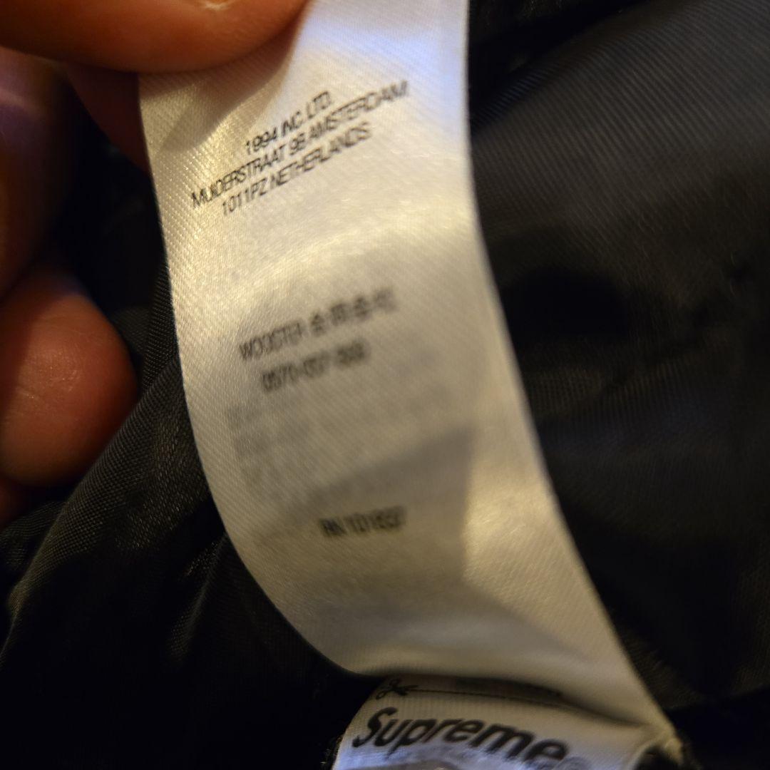 22FW Supreme Fleece Hooded Denim Shirt　L