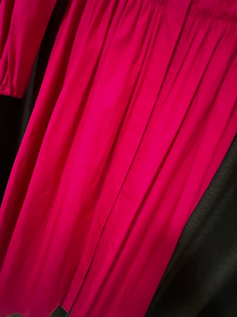 MaxMara マックスマーラ レディース マキシ丈ワンピース フューシャピンク