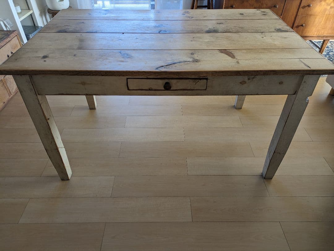 週末値下げ　ダイニングテーブル　古家具　 アンティーク家具　ビンテージ家具