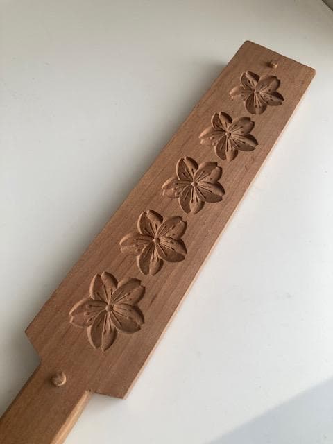 古道具　木型　干菓子　桜　サクラ　高松いちはら