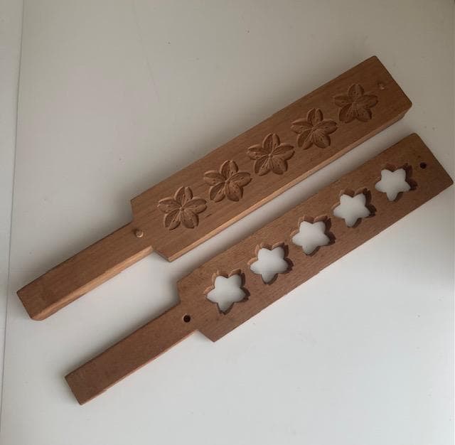 古道具　木型　干菓子　桜　サクラ　高松いちはら