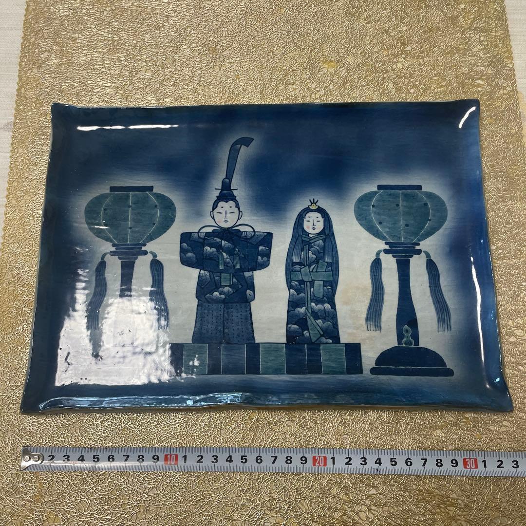お雛様絵皿です